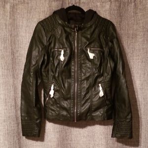 Motorcycle jacket- faux leather
